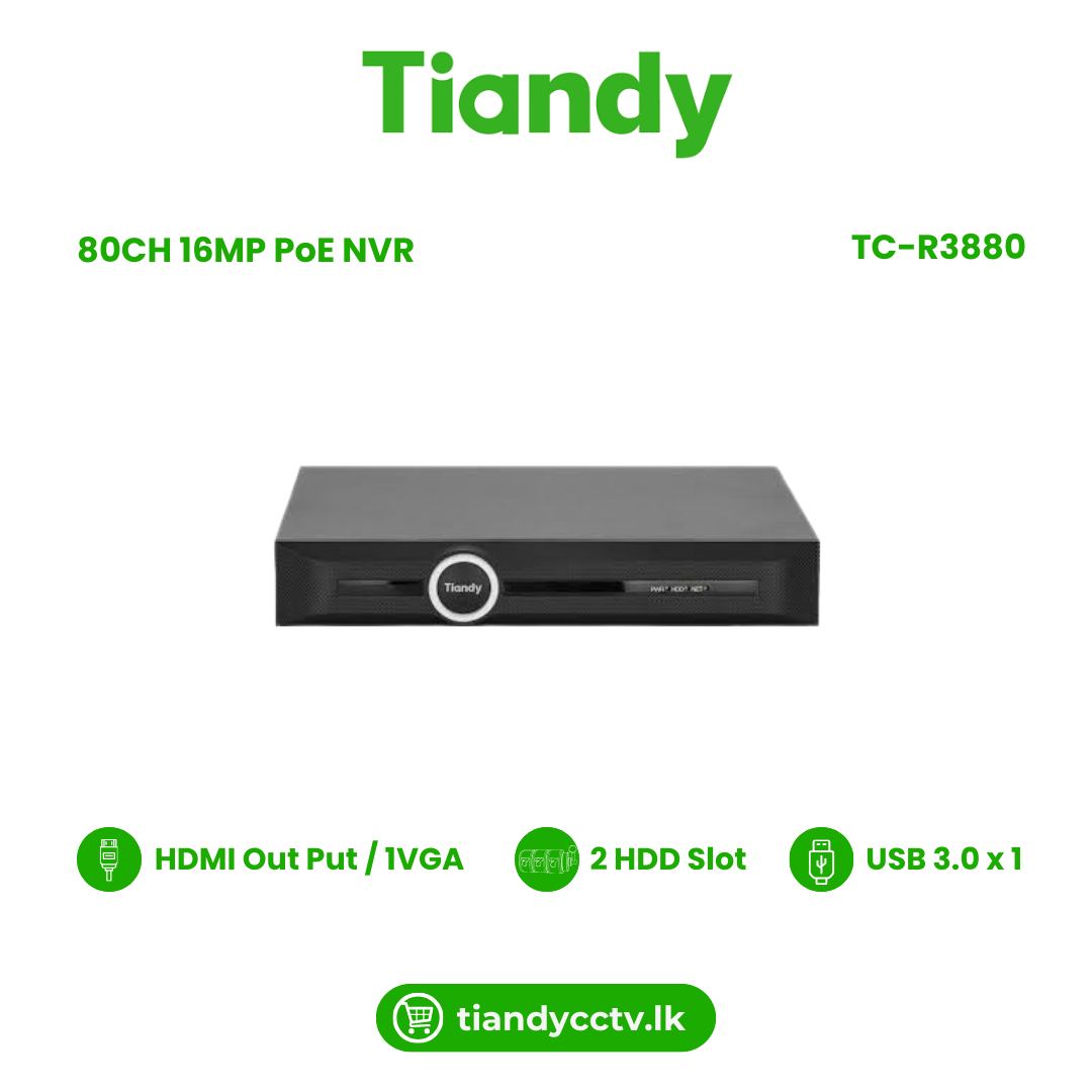 Tiandy TC-R3880 Best Price In Sri Lanka